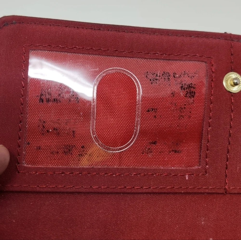 Unbranded Women's Red Alligator/Crocodile Design Faux Leather Wallet (One Size)